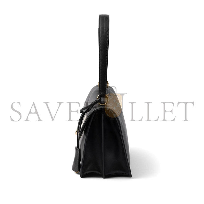 PRADA SOFT SOUND MEDIUM LEATHER SHOULDER BAG 1BN023 (28*16*10cm)